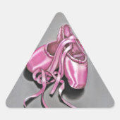 Roze baletslippers sticker (Voorkant)