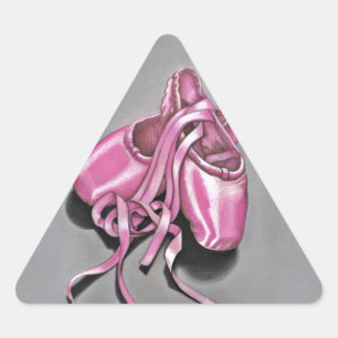 Roze baletslippers sticker