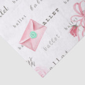 Roze baletslippers tissuepapier (Detail)