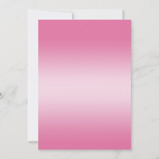 Roze baljurk & Tiara Quinceañera Verjaardag Kaart (Achterkant)