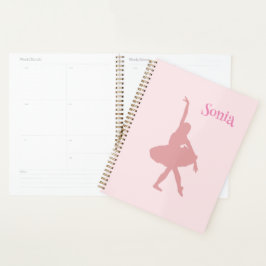 Roze Ballerina Ballet Dancing School Planner