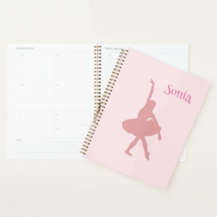 Roze Ballerina Ballet Dancing School Planner