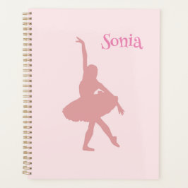 Roze Ballerina Ballet Dancing School Planner