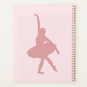 Roze Ballerina Ballet Dancing School Planner (Achterkant)