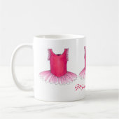 Roze Ballerina Ballet Overweging Dance Teacher Tut Koffiemok (Links)