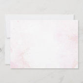 Roze Ballerina Ballet Verjaardagsfoto Bedankkaart (Achterkant)