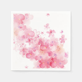 Roze Ballerina Bijpassende Ballon Servet