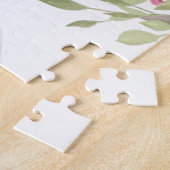 Roze Ballerina Bunny Flowers Ballet Shoes Legpuzzel (Zijkant)