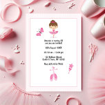 Roze Ballerina Dance Kids Verjaardagsfeest Foto Kaart<br><div class="desc">Draai mee met deze schattige verjaardagsuitnodiging met een ballerina-thema! Met een charmante ballerina, roze balletpantoffels en grillige accenten is dit ontwerp ideaal voor kinderen die houden van dans, ballet of prinsessenfeesten. Volledig aanpasbaar om al uw feestdetails op te nemen, het is perfect voor de speciale dag van uw kleine danser....</div>