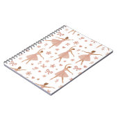 Roze Ballerina Dans Notitieboek (Linkerzijde)