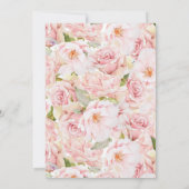 Roze Ballerina Girl Birthday (Achterkant)