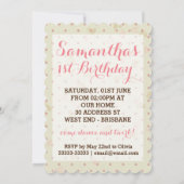 Roze Ballerina Kaart (Achterkant)