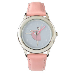 Roze Ballerina Kind horloge