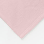 Roze Ballerina Konijn in Tutu Fleece Deken (Hoek)