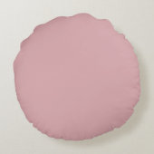 Roze Ballerina Meisje Rond Kussen (Achterkant)