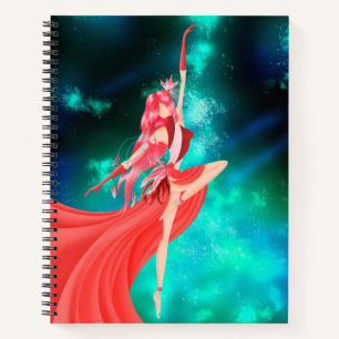 Roze Ballerina Nachthemel Notitieboek