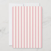  Roze Ballerina Schoenen Meisje Baby shower Kaart (Achterkant)