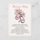  Roze Ballerina Schoenen Meisje Boek Verzoek Informatiekaartje (Voorkant)