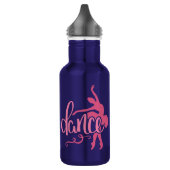 Roze Ballerina Silhouette Ballet Dance Waterfles (Links)