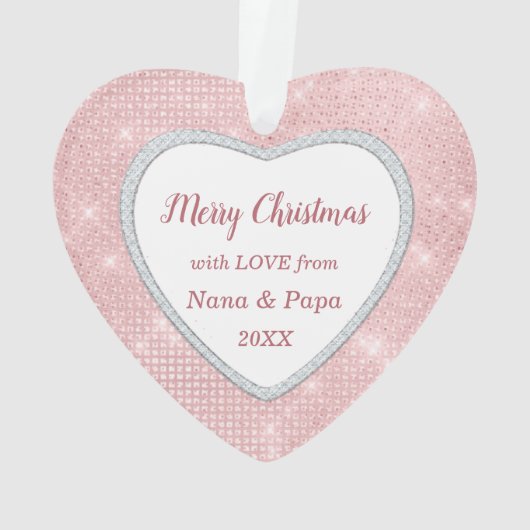 Roze Ballerina Star Lights Ornament (achterkant)