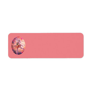 Roze Ballerina Sugar Plum Fairy Nutkraker Dancer Etiket