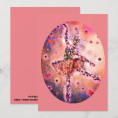 Roze Ballerina Sugar Plum Fairy Nutkraker Dancer Feestdagenkaart (Voorkant / Achterkant)