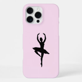 Roze ballerina telefoonhoesje iPhone 16 pro max hoesje