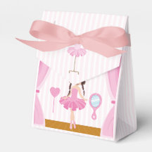 Roze Ballerina thema Birthday Party Guest Bedankt