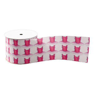 Roze Ballerina Tutu Ballet Dance Dancer Ribbon Grosgrain Lint