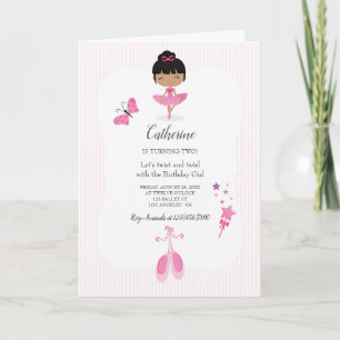 Roze Ballerina Verjaardagsfeestje