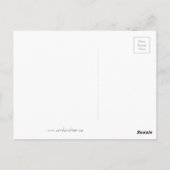 Roze Ballerina Waterverf Hedendaagse Kunst Briefkaart (Achterkant)