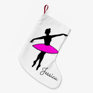 Roze ballet Ballerina Dance leraar Neon Tutu Kleine Kerstsok