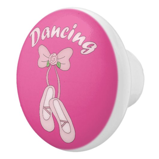 Roze ballet Ballerina Dresser Drawer Knop (Rechts)