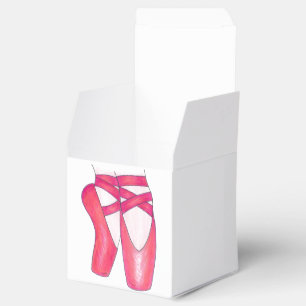 Roze ballet Ballerina Pointe Shoes Dance Teacher Bedankdoosjes