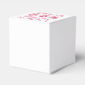 Roze ballet Ballerina Pointe Shoes Dance Teacher Bedankdoosjes (Achterkant)