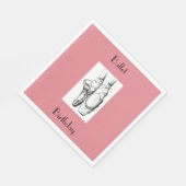 Roze ballet Birthday Paper Napkins Servet (Hoek)
