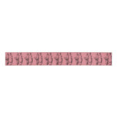 Roze ballet Birthday Ribbon Grosgrain Lint (Voorkant)