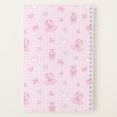 Roze Ballet Coquette Notitieboek (Achterkant)