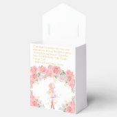 Roze ballet daner persoonlijk bedankt bedankdoosjes (Geopend)