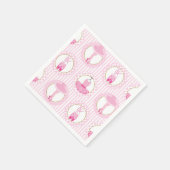 Roze ballet dansen - Ballerina Tutu Dancer Servet (Hoek)