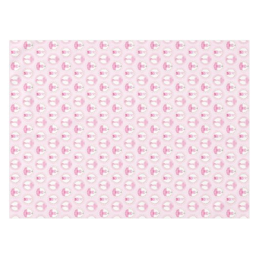 Roze ballet dansen - Ballerina Tutu Dancer Tafelkleed (Voorkant (Horizontaal))