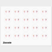 Roze Ballet Fee Meisjes Ronde Sticker (Vel)
