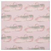 Roze ballet Slipper Dance Overweging Ballerina Stof (Swatch)