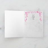 Roze ballet Slipper Kaart (Binnen)