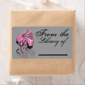 Roze Ballet Slippers Boek Label (Insitu)