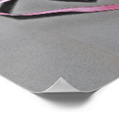 Roze ballet slippertjes poster (Hoek)