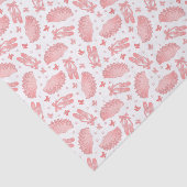 Roze ballet Star-patroon Tissuepapier (Detail)