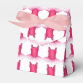 Roze ballet Tutu Costume Ballerina Dance leraar Bedankdoosjes (Voorkant Zijde)