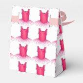 Roze ballet Tutu Costume Ballerina Dance leraar Bedankdoosjes (Achterkant)