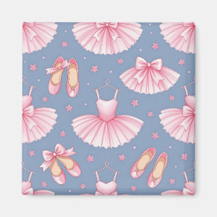Roze ballet tutu patroon magneet